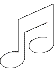 whitemusicnote GIF